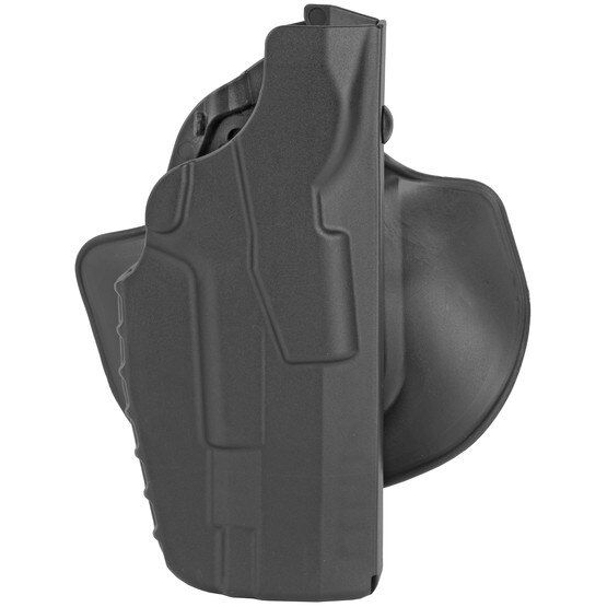 Safariland Holster -219-411 7378 7TS ALS ConcealmentHolster, Flexible Paddle & Adjustable Belt Loop, Plain Black, RH, S&W M&P 9mm, .40 & M&P 2.0 .40 Safariland 7378